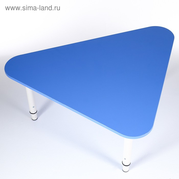 Стол Треугольник растущий гр.0-3 на металлокаркасе, Синий