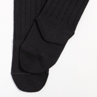 Колготки детские &laquo;вертикальная полоска&raquo;, цвет графит, рост 116-122