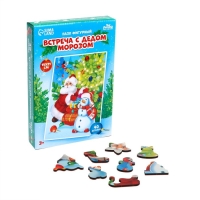 Деревянный пазл фигурный «Новый год! Встреча с Дедом Морозом» Деревянный пазл фигурный «Новый год! Встреча с Дедом Морозом»