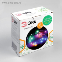LED шнур «Эра» 5 м , прозрачная нить, свечение мульти, 1 режим, солнечная батарея LED шнур «Эра» 5 м , прозрачная нить, свечение мульти, 1 режим, солнечная батарея