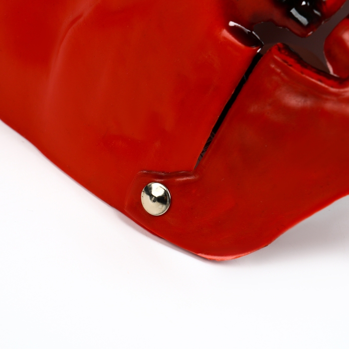 Карнавальная маска «Череп», цвет красный Карнавальная маска «Череп», цвет красный