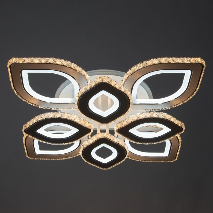 Люстра с ПДУ "Лючия" 8хLED 272Вт 3000-6000К RGB белый 78х78х16см