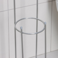 Органайзер для туалетной бумаги 15.5&times;66 см, цвет хром