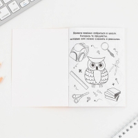 Подарочный набор на выпускной &laquo;ВЫПУСКНИК начальной школы&raquo; блокнот-раскраска, расписание уроков и восковые мелки 4 шт