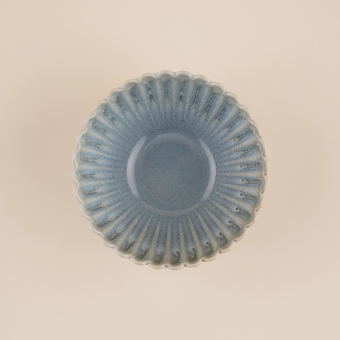 Салатник фарфоровый SL Home &laquo;Эхо Крита&raquo;, 720 мл, d=16 см, цвет голубой