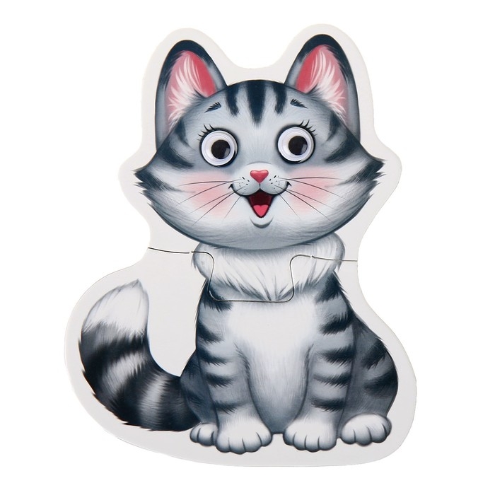 Макси-пазлы с глазками &laquo;Животные фермы&raquo;, 4 пазла, 8 деталей