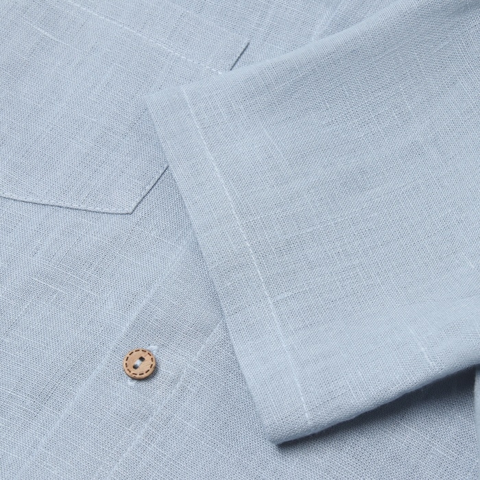 Рубашка для мальчика KAFTAN Linen, р. 30 (98-104), голубой