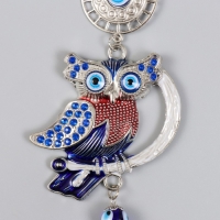 Подвеска от сглаза "Медальон и сова на ветке" 24 см Подвеска от сглаза "Медальон и сова на ветке" 24 см