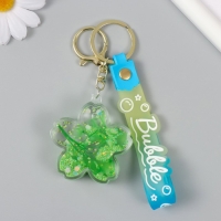 Брелок пластик с карабином, ремешком "Цветочек с ракушками" водный с декором 1,8х5,3х5,6 см 104732 Брелок пластик с карабином, ремешком "Цветочек с ракушками" водный с декором 1,8х5,3х5,6 см 104732