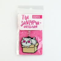 Брелок для ключей акриловый &laquo;Котик&raquo;, 7 х 12,5 см