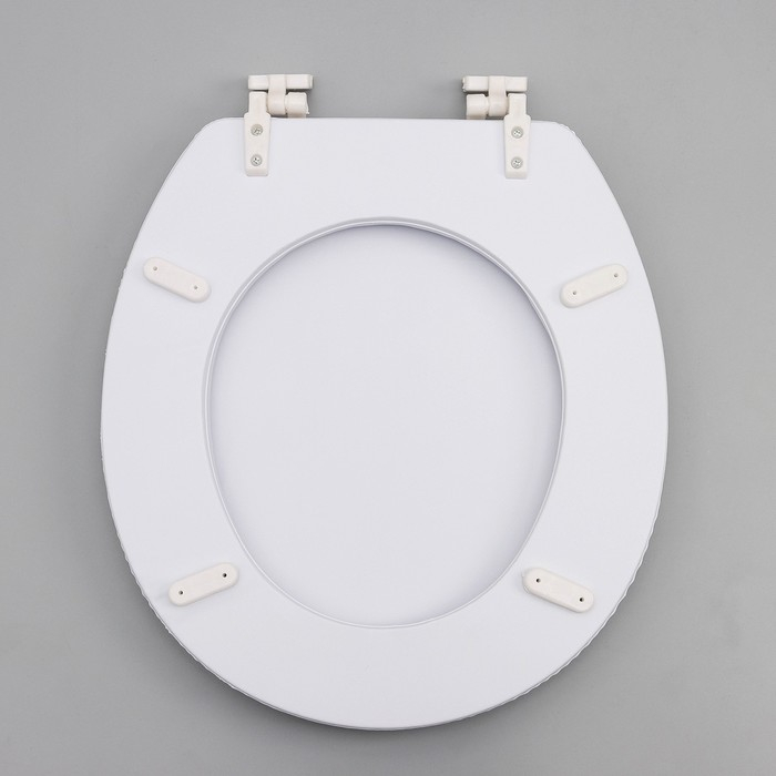 Сиденье для унитаза с крышкой &laquo;Плюмерия&raquo;, 40&times;37 см