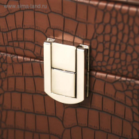 Шкатулка кожзам под часы 8 отделений и бижутерию "Рептилия кофейная" матовая 9,5х33х20 см Шкатулка кожзам под часы 8 отделений и бижутерию "Рептилия кофейная" матовая 9,5х33х20 см