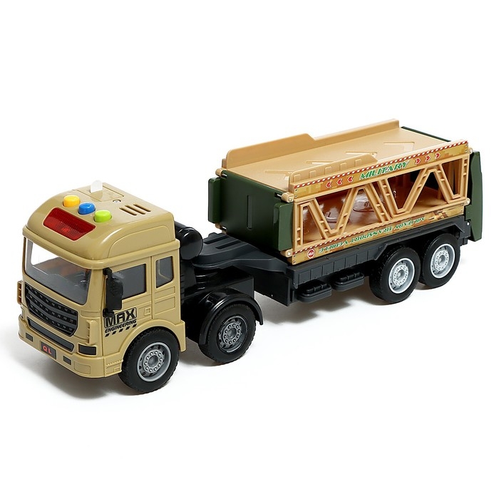 Грузовик инерционный &laquo;Армия&raquo;, трансформируется, свет, звук