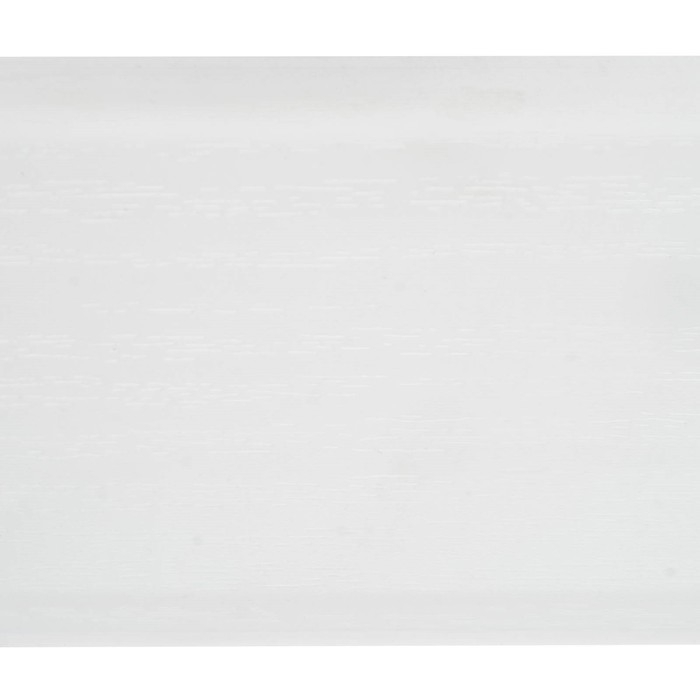 Плинтус напольный 70мм 2,2м "Деконика", 001 Белый