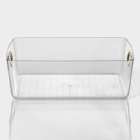 Контейнер для хранения &laquo;Нежность&raquo;, 29&times;20&times;10 см, цвет прозрачный