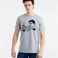 Футболка Show Me The Money, серый меланж, размер S Футболка Show Me The Money, серый меланж, размер S