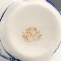 Ваза "Бутон", гжель, фарфор, 10 см