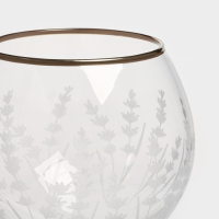 Набор стеклянных фужеров &laquo;Лаванда&raquo;, 350 мл, 6 шт