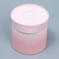 Набор шляпных коробок 3 в 1, упаковка подарочная, &laquo;Градиент&raquo;, 13 х 13 - 18 х 18 см