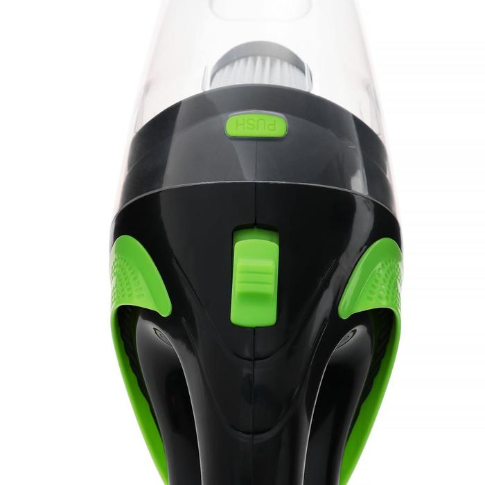 Пылесос автомобильный CARTAGE, беспроводной, 5 насадок, 130 Вт, 12 В, черно-зеленый Пылесос автомобильный CARTAGE, беспроводной, 5 насадок, 130 Вт, 12 В, черно-зеленый