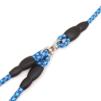 Сворка для двух собак, 1,5 м х 0.8 см, синяя Сворка для двух собак, 1,5 м х 0.8 см, синяя