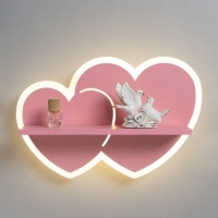 Бра "Сердца" LED 18Вт розовый 35х25х8см Бра "Сердца" LED 18Вт розовый 35х25х8см