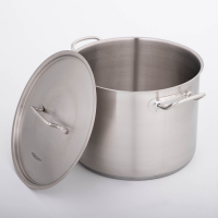 Кастрюля &laquo;Общепит&raquo;, 13 л, d=28 см, h=21 см, капсульное дно, индукция