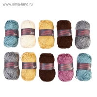 Пряжа "Люкс" 100% полипропилен 140м/50гр набор 10 шт (калейдоскоп цветов) МИКС Пряжа "Люкс" 100% полипропилен 140м/50гр набор 10 шт (калейдоскоп цветов) МИКС
