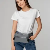 Поясная сумка Tabby, серая Поясная сумка Tabby, серая