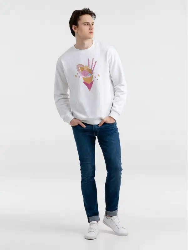 Толстовка &laquo;Осака. Каммихин&raquo;, белая, размер M