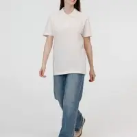 Рубашка поло унисекс Pulse, молочно-белая, размер S