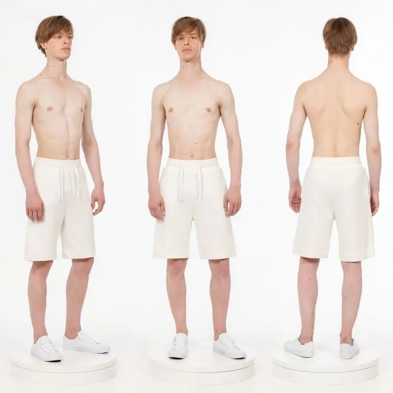 Шорты J3, молочно-белые, размер XL/XXL