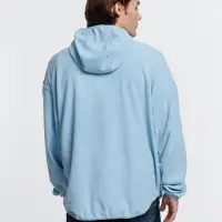 Анорак флисовый унисекс Fliska, голубой, размер XS/S