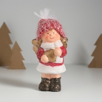 Сувенир керамика "Девочка-ангел в красном наряде, с сердечком" 7,5х5,5х17,5 см Сувенир керамика "Девочка-ангел в красном наряде, с сердечком" 7,5х5,5х17,5 см