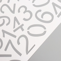 Трафарет пластиковый "Цифровой фон", 16х24 см Трафарет пластиковый "Цифровой фон", 16х24 см