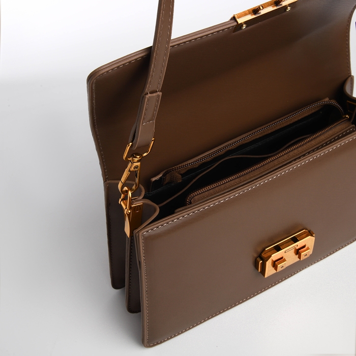 Сумка женская TEXTURA, средний размер, цвет коричневый Сумка женская TEXTURA, средний размер, цвет коричневый