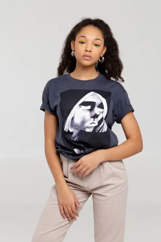 Футболка &laquo;Меламед. Kurt Cobain&raquo;, темно-серая, размер S