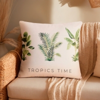 Наволочка декоративная Этель &laquo;Tropics time&raquo;, 40х40 см, 100 п/э, велюр