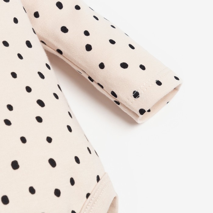 Боди детское с длинным рукавом Крошка Я «Киса», рост 68-74 см, цвет бежевый Боди детское с длинным рукавом Крошка Я «Киса», рост 68-74 см, цвет бежевый