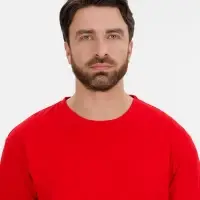 Футболка унисекс T-Bolka 180, красная, размер XXL