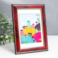 Фоторамка пластик "Офис 2" 10х15 см, яшма