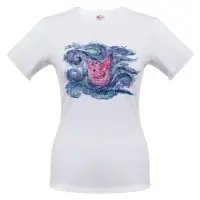 Футболка женская &laquo;Ван-Пиг&raquo;, белый, размер L