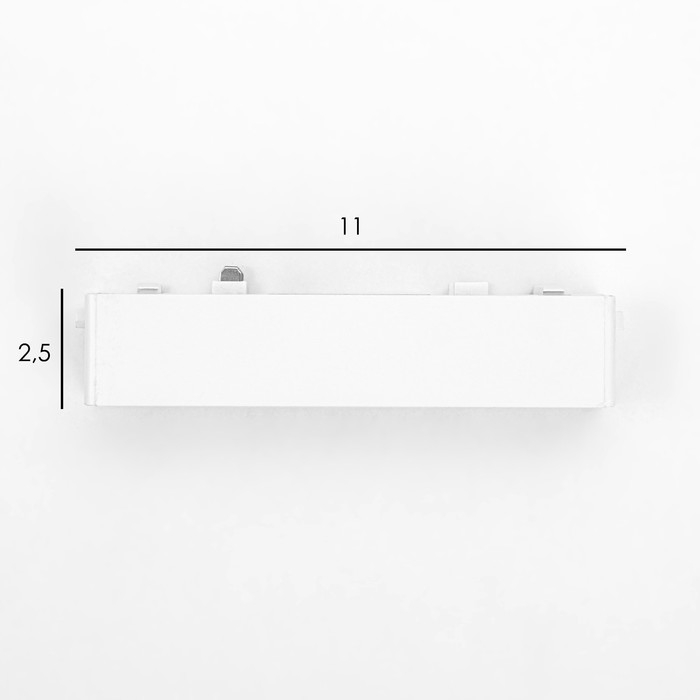 Светильник трековый ULTRA Светильник трековый ULTRA "Линза" LED 6Вт 3000K-5700К CRI90 белый 12,2х2,6х2,4см