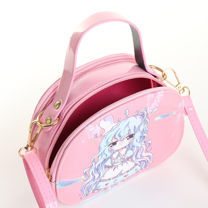 Сумка детская для девочки на молнии &laquo;Выбражулька&raquo;, цвет розовый