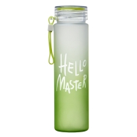 Бутылка для воды, 500 мл Hello Master, 22 х 6 см, зеленая Бутылка для воды, 500 мл Hello Master, 22 х 6 см, зеленая