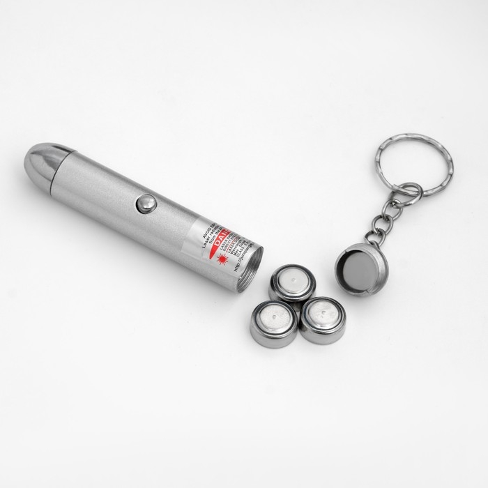 Лазерная указка Лазерная указка "Мастер К", 3 LR44, 1.5 х 1.5 х 6.5