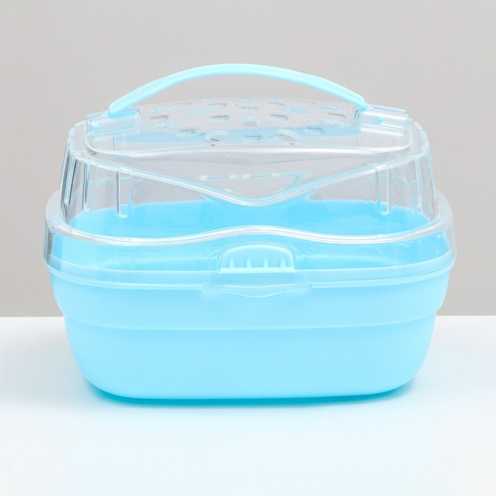 Переноска для грызунов Переноска для грызунов "Пижон", 23 х 16 х 15 см, синяя