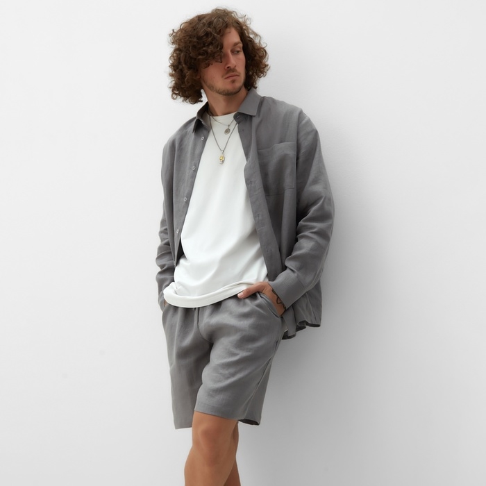 Шорты мужские MIST р.56, серый