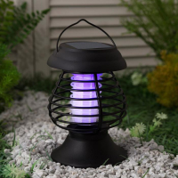 Садовый светильник Uniel на солнечной батарее &laquo;Факел&raquo;, 12 &times; 30 &times; 12 см, эффект пламени