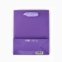 Пакет подарочный &laquo;Сияй ярче всех&raquo;, голография, S 12 х 5.5 х 15 см